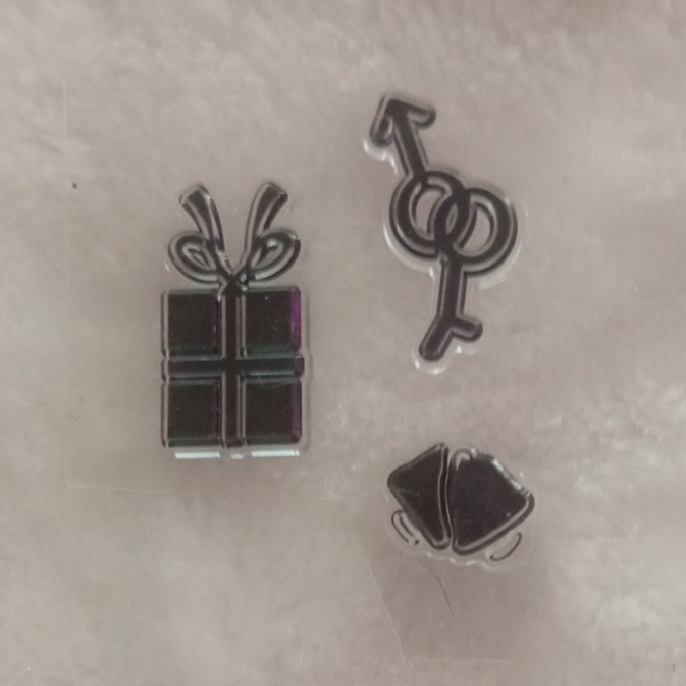 Black Home Design Stamps Set